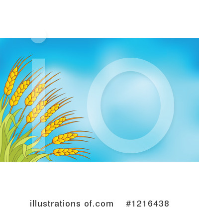 Royalty-Free (RF) Wheat Clipart Illustration by visekart - Stock Sample #1216438