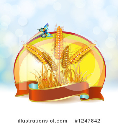 Royalty-Free (RF) Wheat Clipart Illustration by merlinul - Stock Sample #1247842