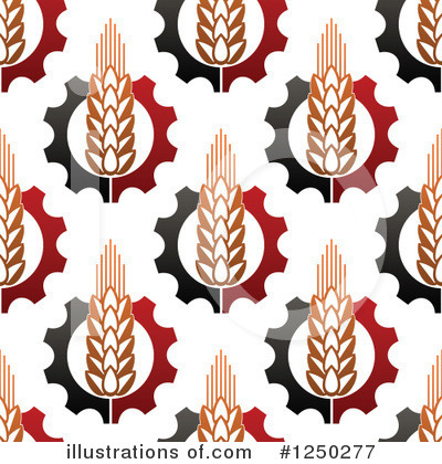 Royalty-Free (RF) Wheat Clipart Illustration by Vector Tradition SM - Stock Sample #1250277