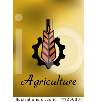 Royalty-Free (RF) Wheat Clipart Illustration by Vector Tradition SM - Stock Sample #1256607