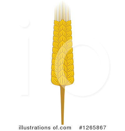 Royalty-Free (RF) Wheat Clipart Illustration by Vector Tradition SM - Stock Sample #1265867