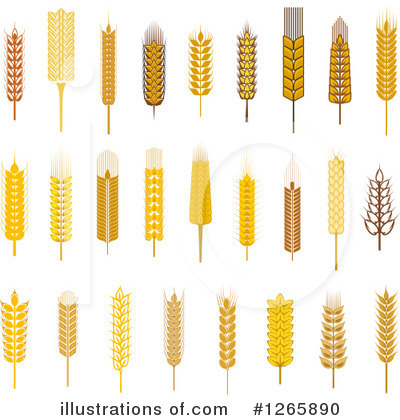 Royalty-Free (RF) Wheat Clipart Illustration by Vector Tradition SM - Stock Sample #1265890