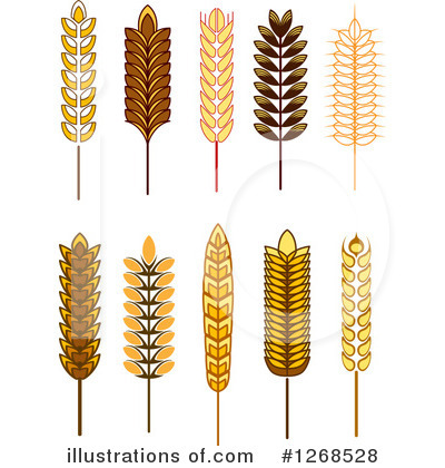 Royalty-Free (RF) Wheat Clipart Illustration by Vector Tradition SM - Stock Sample #1268528