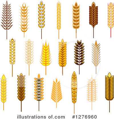 Royalty-Free (RF) Wheat Clipart Illustration by Vector Tradition SM - Stock Sample #1276960