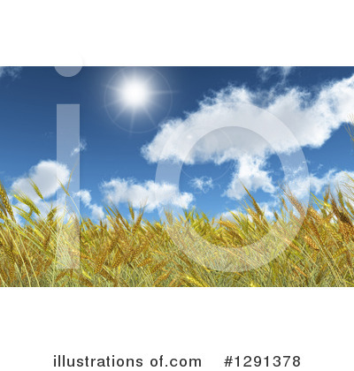 Wheat Clipart #1291378 by KJ Pargeter