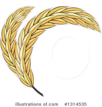 Royalty-Free (RF) Wheat Clipart Illustration by Lal Perera - Stock Sample #1314535