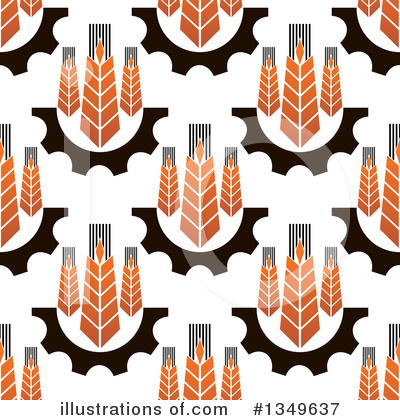 Royalty-Free (RF) Wheat Clipart Illustration by Vector Tradition SM - Stock Sample #1349637