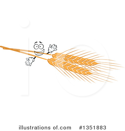Royalty-Free (RF) Wheat Clipart Illustration by Vector Tradition SM - Stock Sample #1351883
