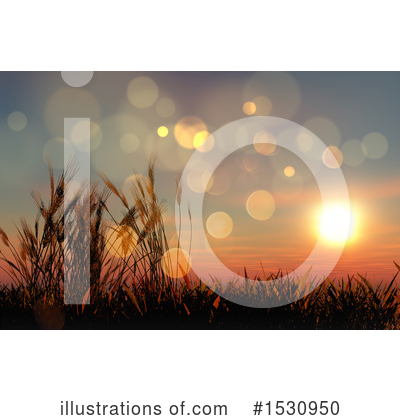 Wheat Clipart #1530950 by KJ Pargeter