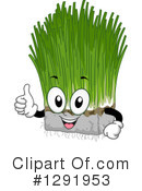 Wheatgrass Clipart #1291953 by BNP Design Studio