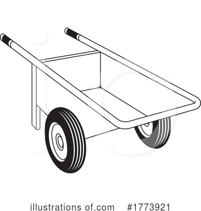 Royalty-Free (RF) Wheelbarrow Clipart Illustration by Lal Perera - Stock Sample #1773921