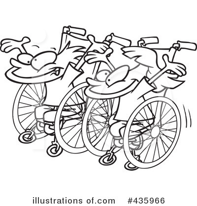 Royalty-Free (RF) Wheelchair Clipart Illustration by toonaday - Stock Sample #435966