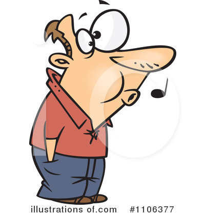 Royalty-Free (RF) Whistle Clipart Illustration by toonaday - Stock Sample #1106377
