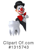 White And Black Clown Clipart #1315743 by Julos