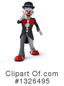 White And Black Clown Clipart #1326495 by Julos
