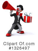 White And Black Clown Clipart #1326497 by Julos