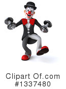 White And Black Clown Clipart #1337480 by Julos