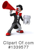 White And Black Clown Clipart #1339577 by Julos