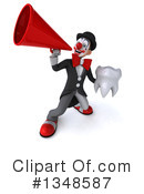 White And Black Clown Clipart #1348587 by Julos