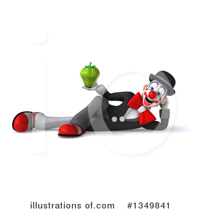 White And Black Clown Clipart #1349841 by Julos