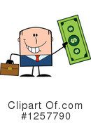 White Businessman Clipart #1257790 by Hit Toon