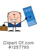 White Businessman Clipart #1257793 by Hit Toon