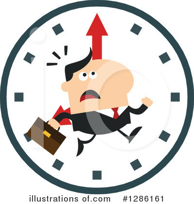 Royalty-Free (RF) White Businessman Clipart Illustration by Hit Toon - Stock Sample #1286161
