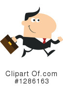 White Businessman Clipart #1286163 by Hit Toon