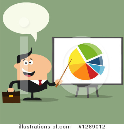 Royalty-Free (RF) White Businessman Clipart Illustration by Hit Toon - Stock Sample #1289012
