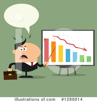 Royalty-Free (RF) White Businessman Clipart Illustration by Hit Toon - Stock Sample #1289014