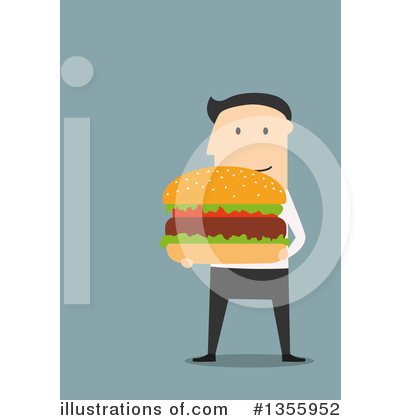 Royalty-Free (RF) White Businessman Clipart Illustration by Vector Tradition SM - Stock Sample #1355952