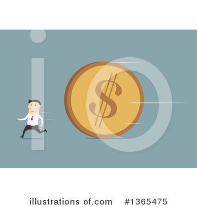 Royalty-Free (RF) White Businessman Clipart Illustration by Vector Tradition SM - Stock Sample #1365475