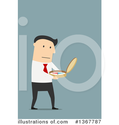 Royalty-Free (RF) White Businessman Clipart Illustration by Vector Tradition SM - Stock Sample #1367787