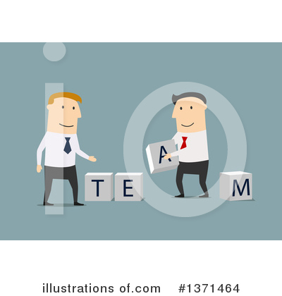 Royalty-Free (RF) White Businessman Clipart Illustration by Vector Tradition SM - Stock Sample #1371464