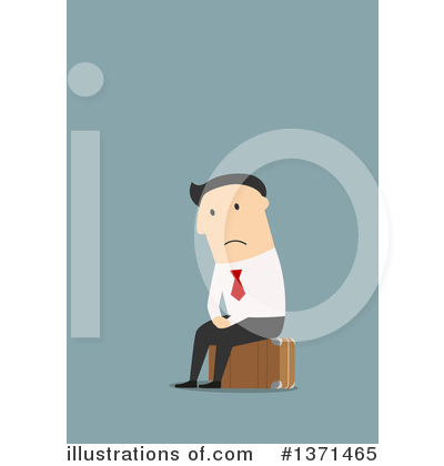 Royalty-Free (RF) White Businessman Clipart Illustration by Vector Tradition SM - Stock Sample #1371465