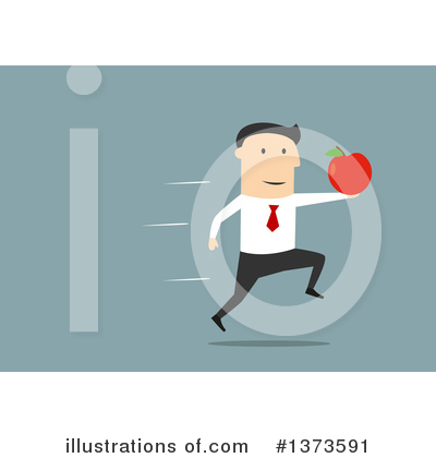 Royalty-Free (RF) White Businessman Clipart Illustration by Vector Tradition SM - Stock Sample #1373591