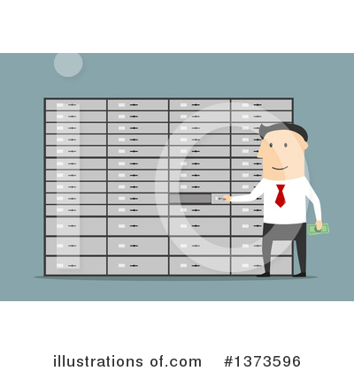 Royalty-Free (RF) White Businessman Clipart Illustration by Vector Tradition SM - Stock Sample #1373596