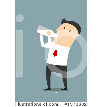 Royalty-Free (RF) White Businessman Clipart Illustration by Vector Tradition SM - Stock Sample #1373602