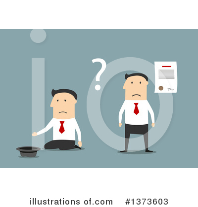 Royalty-Free (RF) White Businessman Clipart Illustration by Vector Tradition SM - Stock Sample #1373603