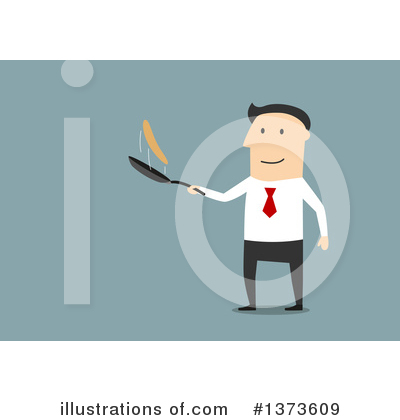 Royalty-Free (RF) White Businessman Clipart Illustration by Vector Tradition SM - Stock Sample #1373609