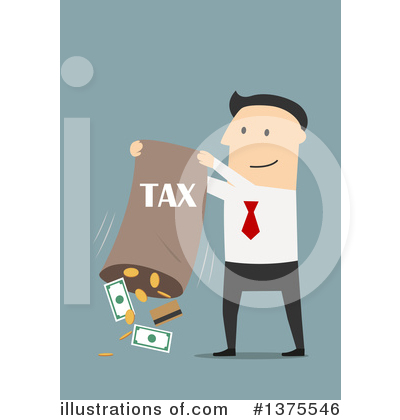 Tax Clipart #1375546 by Vector Tradition SM