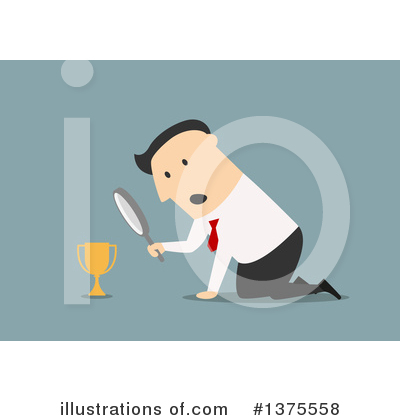 Royalty-Free (RF) White Businessman Clipart Illustration by Vector Tradition SM - Stock Sample #1375558