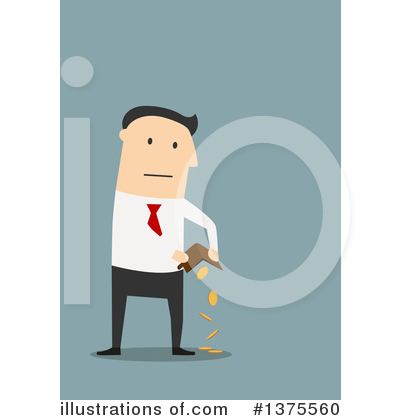 Royalty-Free (RF) White Businessman Clipart Illustration by Vector Tradition SM - Stock Sample #1375560