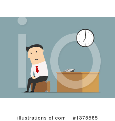 Royalty-Free (RF) White Businessman Clipart Illustration by Vector Tradition SM - Stock Sample #1375565