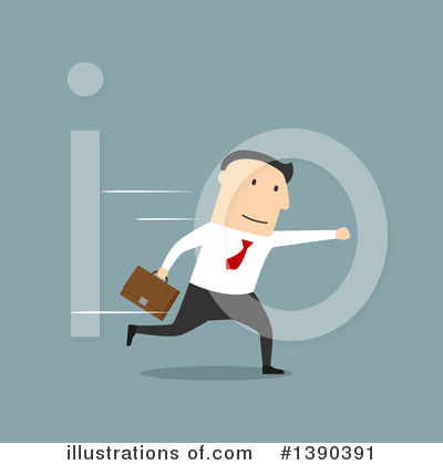 Royalty-Free (RF) White Businessman Clipart Illustration by Vector Tradition SM - Stock Sample #1390391