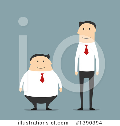 Royalty-Free (RF) White Businessman Clipart Illustration by Vector Tradition SM - Stock Sample #1390394