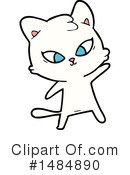 White Cat Clipart #1484890 by lineartestpilot