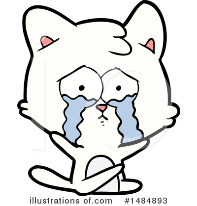 Royalty-Free (RF) White Cat Clipart Illustration by lineartestpilot - Stock Sample #1484893