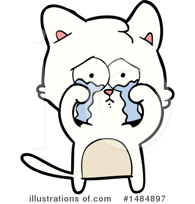 Royalty-Free (RF) White Cat Clipart Illustration by lineartestpilot - Stock Sample #1484897