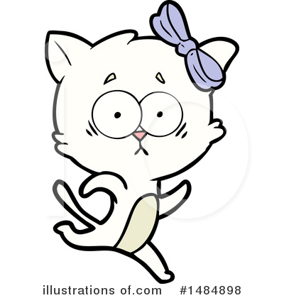 White Cat Clipart #1484898 by lineartestpilot